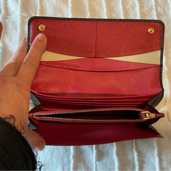 Prada gorgeous RARE authentic multicolor long wallet. Beautiful condition. - Picture 5 of 5